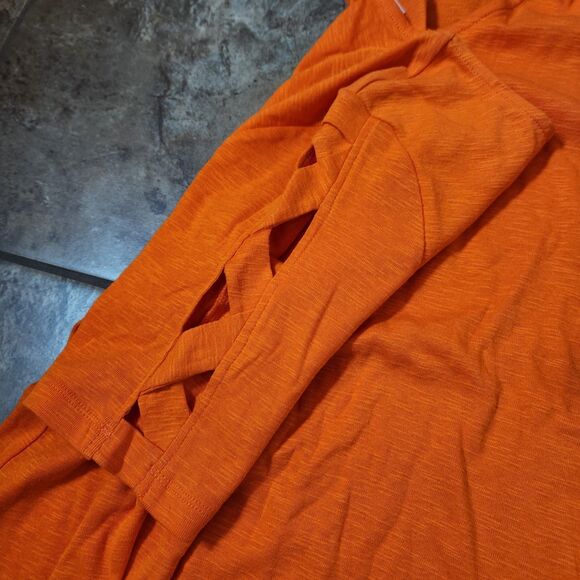 Columbia Fleece Jacket new orange short sleeve womens XL clothing lot - Picture 5 of 10